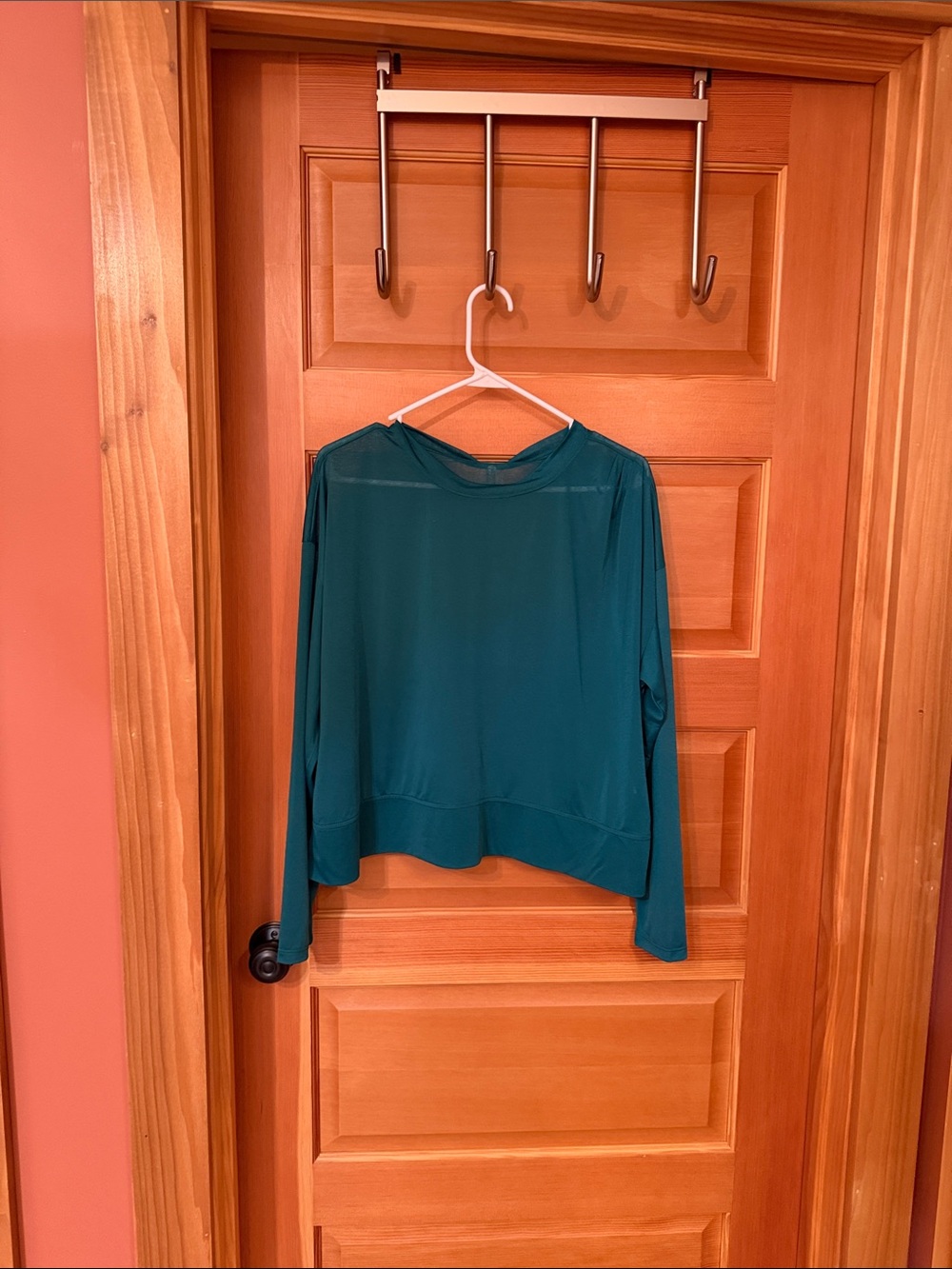 CALIA by Carrie Underwood Teal Long-Sleeve Pullover